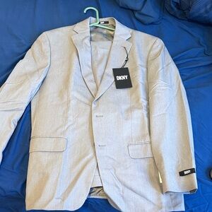 DKNY Men's Classic Gray Blazer